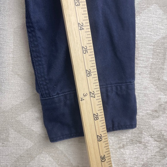 Carhartt FR Flame Resistant Navy Blue Button Down Work Shirt Womens XL 102459 - Picture 5 of 10